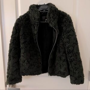 Aritzia Wilfred fur jacket